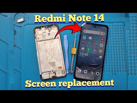 Redmi Note 14 Lcd Screen Replacement With Frame