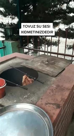 Outdoor Cooking: Roasting an Animal on a Spit