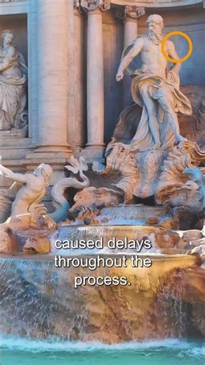 #38. Trevi Fountain│6. Nearly 30 Years to Build│#trevifountain #rome #italy #facts