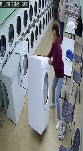 Laundromat Security Cam: The Great Washing Machine Escape
