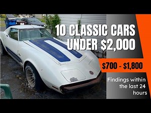 11 Dirt-Cheap Classic Cars Under $2,000 – Crazy Project Car Deals For Sale Now!