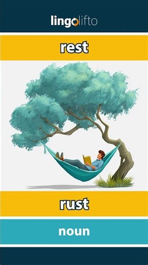 🇬🇧🇳🇱 rest - rust : learn English : laten we Engels leren : vocabulary builder