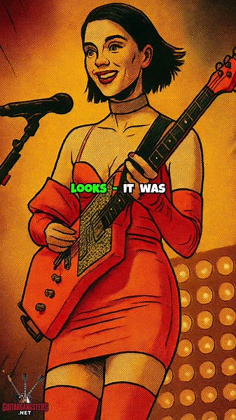 St. Vincent didn’t just evolve modern guitar — she disrupted it. #stvincent #annieclark #guitargear #guitartone #guitargangsters