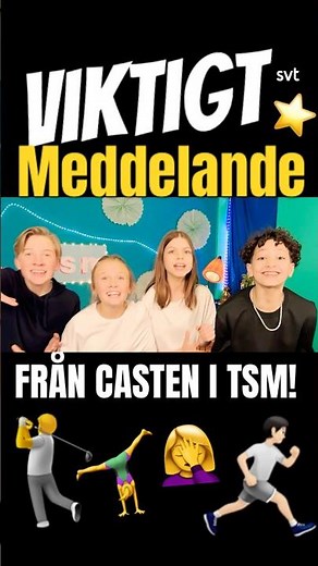 ⭐ DET KOMMER EN SÄSONG 2!!!!⭐ #tsm #tsmsvt #svt #bts #svtplay #svtbarn #bts #behindthescene