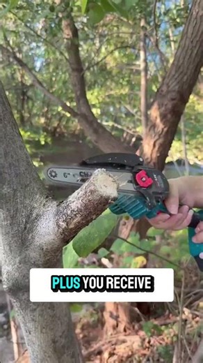 CutMaster™ — Portable Battery-Powered Chainsaw for Garden & DIY 🌳🔋