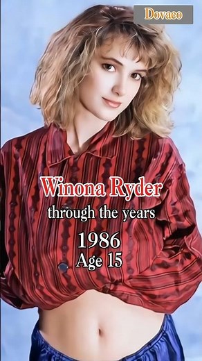 Winona Ryder through the years