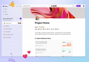Microsoft Loop startet