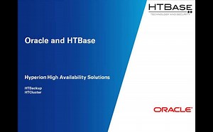 HTBackup Demo on Hyperion Essbase and Planning Hot Backup