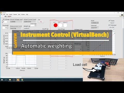 LabVIEW for Instrument control (Virtual Bench) #EP13 Automatic weighting