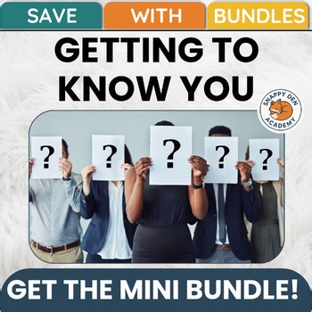 Getting To Know You Activities Middle School Back To School  MINI BUNDLE