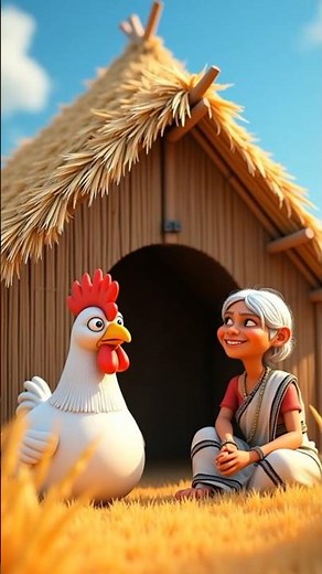 Dadi And Hen Story | #shorts #cartoon #mshcartoon #shortsfeed #ai