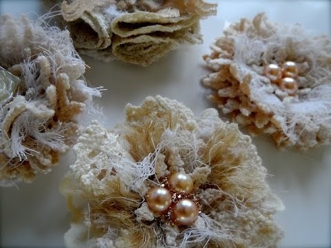 Doily Flower Share & Tutorial