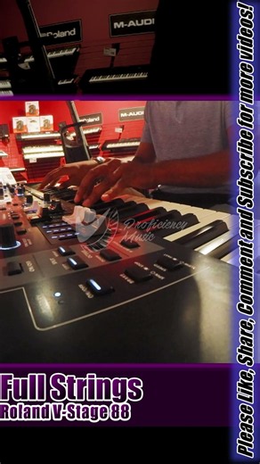 Yamaha Montage M8x vs Roland V-STAGE 88: Strings