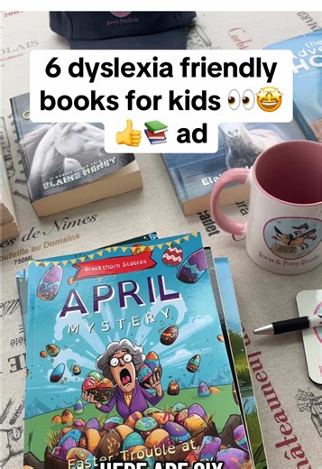 6 dyslexia friendly books for kids 👀🤩👍📚 ad #dyslexiaawareness #dyslexia
