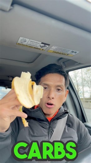 Make sure you get in your carbs! (Bananas are my favorite carbs) #banana #carbs #energy #food