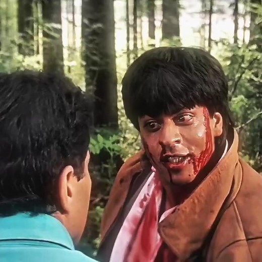 “K.K.K.Kiran!” 😈SRK’s most iconic villain moment from Darr. #srk #srkfan #ytshorts