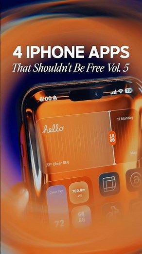 These 4 FREE iPhone Apps Are Actually Insane 🤯🔥 #iphoneapps #ios #appletech