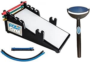 Foot Gym Pro treats Plantar Fasciitis, Achilles Tendonitis and foot pain and includes hot/cold massage tool for recovery