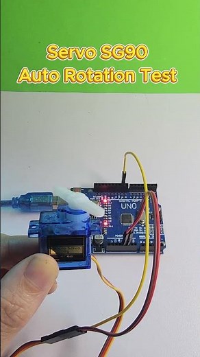 Servo SG90 Auto Rotation Test - So Satisfying !