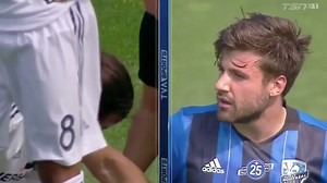 MSL: Ibrahimovic gets red card for lashing out at player