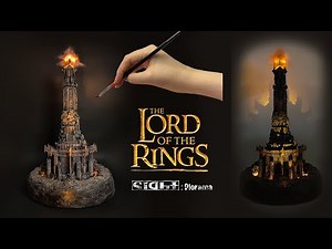 The Lord Of The Rings : Making a Sauron [Diorama/Sculpt/DIY/Resin art]