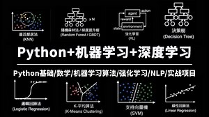 爽了！这可能是B站最细致的【机器学习 深度学习 强化学习】教程，博士通俗讲解Python及数学基础 实战！—NLP/目标检测/神经网络