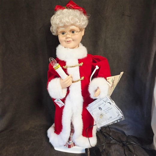 Vintage Telco Motion-ettes of Christmas 18 in Animated Figure Mrs Claus-works - Etsy