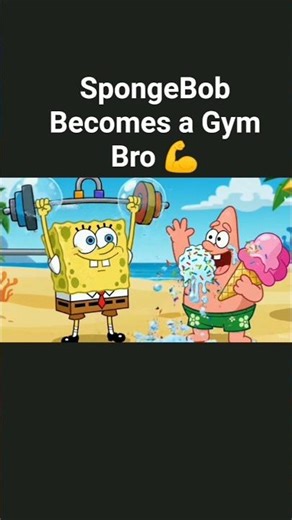When SpongeBob Hits the Gym for the First Time 😂💥 | Patrick & Mr. Krabs Comedy #shorts