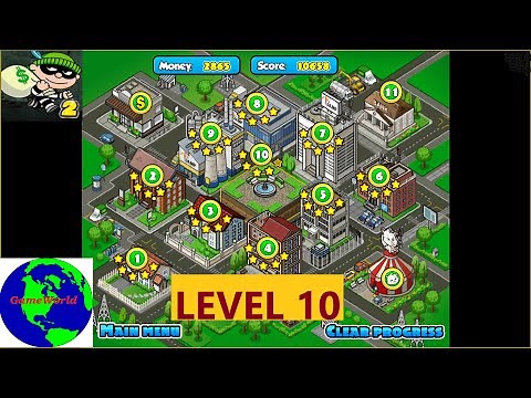 Bob the Robber2 Walkthrough (level 10)