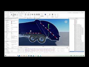 Roblox Studio Build and code - Garbage truck work and random things!