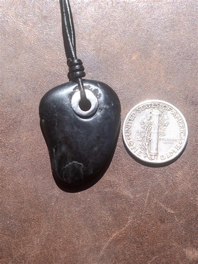 Titanium Jade Leather Necklace *titanium Collection* - Etsy