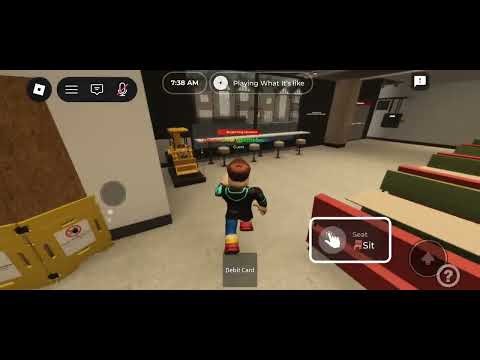 Playing Burger King on Roblox