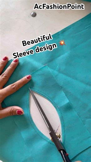 Blouse sleeve Design 👌 / latest sleeve design 🔥 / sleeve cutting and stitching ✨#fashion #viral