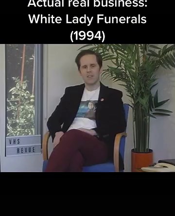 1994 White Lady Funerals Ad: The Caring Alternative