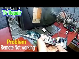 Remote Control Problem Is Not Working In Videoncon Tv |TV Repair |Crt Tv Repair