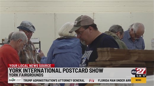 York International Postcard Show held at York Fairgrounds