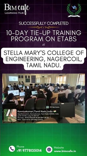 10-Day ETABS Training Completed | BIM Cafe Learning Hub | Engineering Skill Program