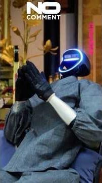 Would you take spiritual guidance from this robot monk?🙏