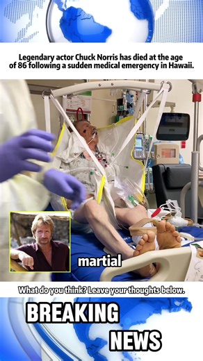 Legendary actor Chuck Norris has died at the age of 86 following a sudden medical emergency in Hawaii.#foryou #news #breakingnews #rip #usa