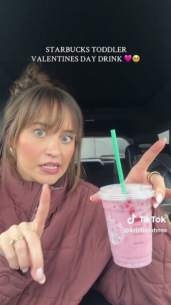 Starbucks Toddler Valentine's Day Drink Recipe