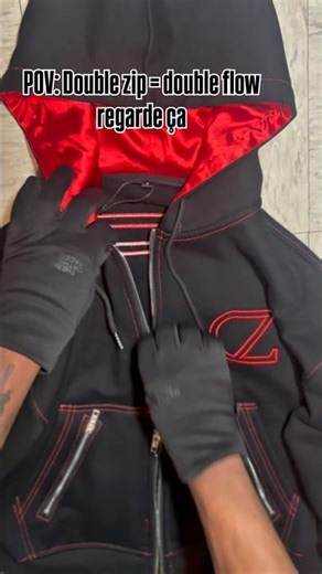 Doublezip = doubleflow (shadow redline) coming 🔜#4ozmatriz #streetwear #shortyoutube #shorts #grwm