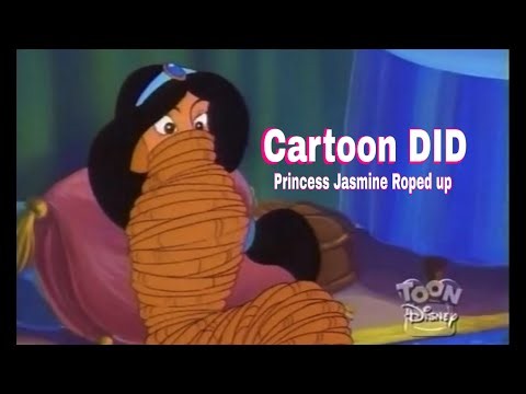 Princess Jasmine Wrapped Up (Cartoon scene)
