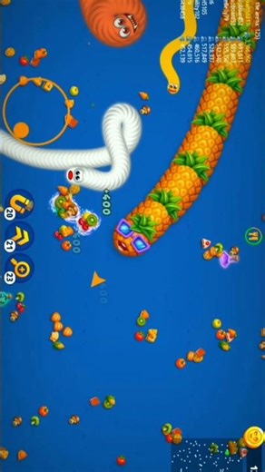 Orange Snake game play😍 #games #snake #shorts