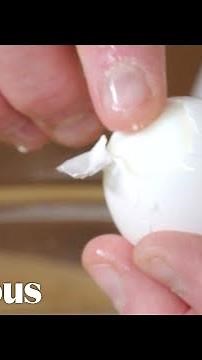 The Easiest Way to Peel Hard Boiled Eggs