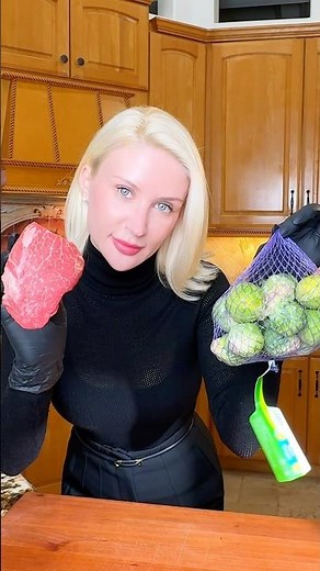 Tender Medium Rare Filet Mignon with Brussels Sprouts👇Step by step guide and Full recipe is below👇