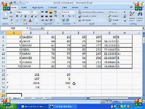 MS Excel Tutorial Urdu/Hindi Part 5