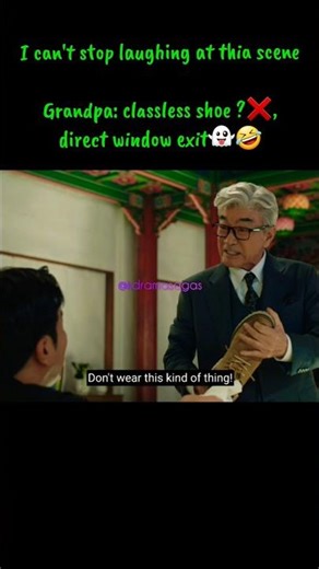 He throws shoe out of window not him🤣 #phantomlawyer #kdramafunnymoments #fantasykdrama
