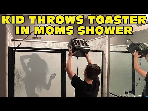 🤬Kid Temper Tantrum🤬 Throws Toaster In SH0WER While Mom Was SH0WERING! [Original]