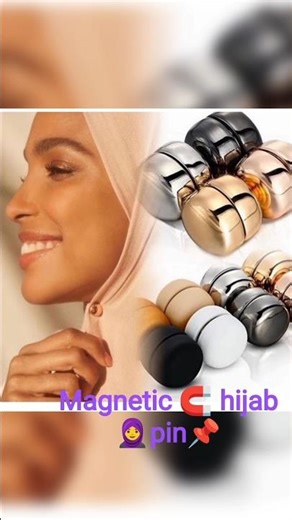 🧲 magnetic Hijab🧕pin📌 #tutorial #hijab #explore #ytshorts