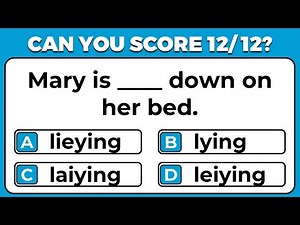 Present Continuous Tense Quiz | Can You Pass This Test? Part 1